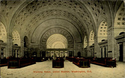 Waiting Room Union Station Postcard