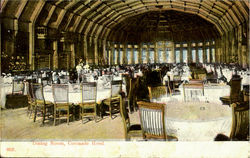 Dining Room Coronado Hotel Postcard