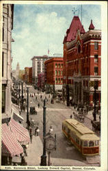 Sixteenth Street Looking Toward Capitol Postcard