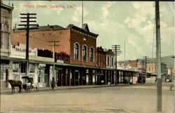 Main Street Vacaville, CA Postcard Postcard