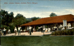 Shelter House, Jackson Park Postcard