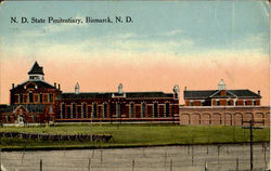 N. D. State Penitentiary Bismarck, ND Postcard Postcard