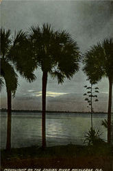 Moonlight On The Indian River Postcard