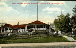 Music Pavilion Belmont Mansion, Fairmount Park Postcard