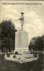 Soldiers Monument Postcard