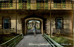 Entrance To Jackson Barracks New Orleans, LA Postcard Postcard