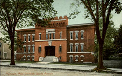 Standish Guards Armory Plymouth, MA Postcard Postcard