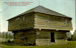 Fort Borst Block House Centralia, WA Postcard Postcard