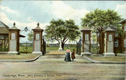 Main Entrance To Soldiers Field Postcard