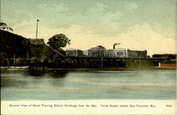 General View Of Naval Training Station Building Postcard