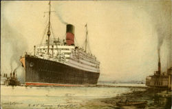 R. M. S. Laconia Cunard Line Postcard