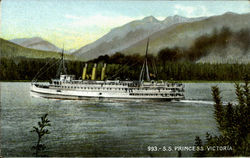 S. S. Princess Victoria Boats, Ships Postcard Postcard