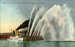 Fire Boat San Francisco, CA Postcard Postcard