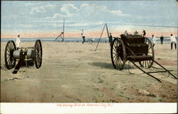 Life Saving Drill At Atlantic City Postcard