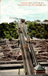 Incline Railway To Mt. Washington Postcard