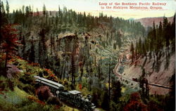 Loop Of The Southern Pacific Railway Postcard