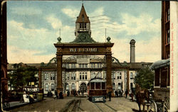 The Welcome Arch And Union Depot Denver, CO Postcard Postcard