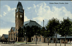 Union Depot Pueblo, CO Postcard Postcard