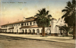 Santa Fe Station Fresno, CA Postcard Postcard