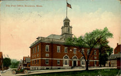 The Post Office Brockton, MA Postcard Postcard