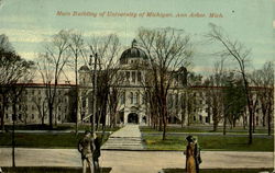 Main Building Of University Of Michigan Postcard