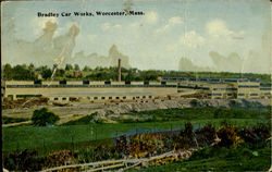 Bradley Car Works Postcard