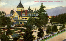 Glendale Sanitarium California Postcard Postcard