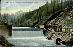 Power Dam On Clackamas River Postcard