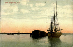 San Diego Bay California Postcard Postcard