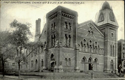 First Congregational Church, 10th & G. Sts Washington, DC Washington DC Postcard Postcard