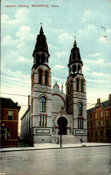 Jewish Temple Memphis, TN Postcard Postcard