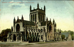 Trinity Episcopal Cathedral Cleveland, OH Postcard Postcard