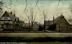 Episcopal Church & Rectory Postcard