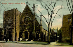 Trinity Church Buffalo, NY Postcard Postcard