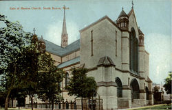 Gate Of Heaven Church South Boston, MA Postcard Postcard