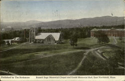 Russell Sage Memorial Chapel And Gould Memorial Hall East Northfield, MA Postcard Postcard