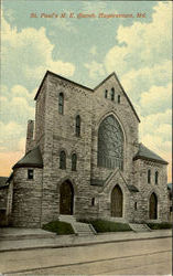 St. Paul's M. E. Church Hagerstown, MD Postcard Postcard