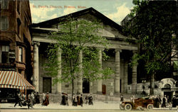 St. Paul's Church Boston, MA Postcard Postcard