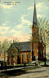 Presbyterian Church Clyde, NY Postcard Postcard