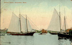 Harbor Scene Postcard