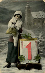 Swiss New Year Postcard