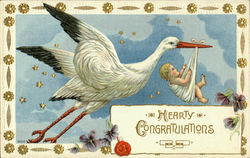 Hearty Congratulations Postcard