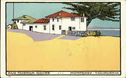 Old Custom House Monterey, CA Postcard Postcard