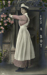 It's A Boy Babies Postcard Postcard