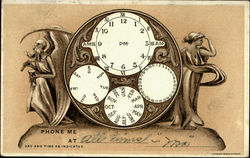 Day And Time As Indicated Postcard