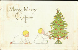 Merry Merry Christmas Postcard