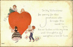 To My Valentine Postcard