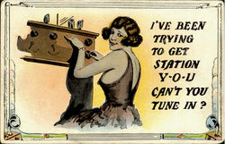 Radio Love Postcard