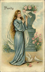 Purity Religious Postcard Postcard