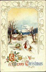 To Wish You A Merry Christmas Postcard